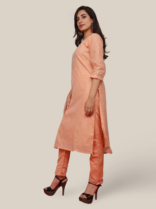 Woman's Straight Suit Set with Dupatta
