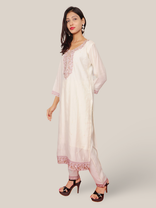 Woman's Straight Suit Set with Dupatta